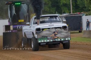 truck pulling outside truck pulling outside
