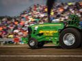 Green Tractor in tractor pull