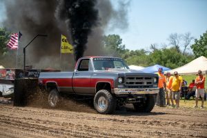 old pulling truck blowing smoke old pulling truck blowing smoke